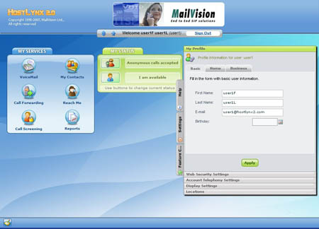 Hostlynx 2.0 - Serious Flex app