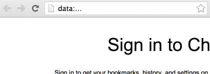 Abusing The HTML5 Data-URI